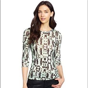 Bcbgmaxazria “Agda” Python Print Top
